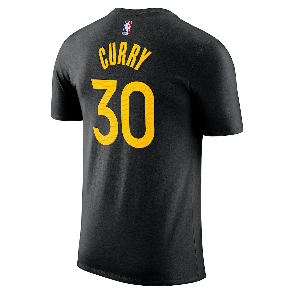Stephen Curry Golden State Warriors Jordan Brand Statement Edition Name & Number T-Shirt Black - NBA