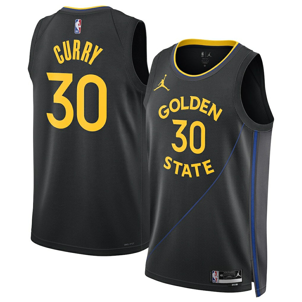 Stephen Curry Golden State Warriors Jordan Brand Unisex 2024/25 Swingman Jersey Statement Editi- Black - NBA