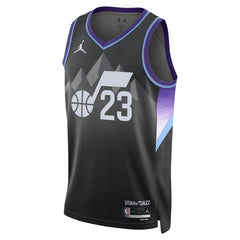 Lauri Markkanen Utah Jazz Jordan Brand Unisex 2024/25 Swingman Jersey Statement Edition Black - NBA