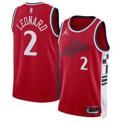 Kawhi Leonard LA Clippers Jordan Brand Unisex 2024/25 Swingman Jersey Statement Edition Red - NBA