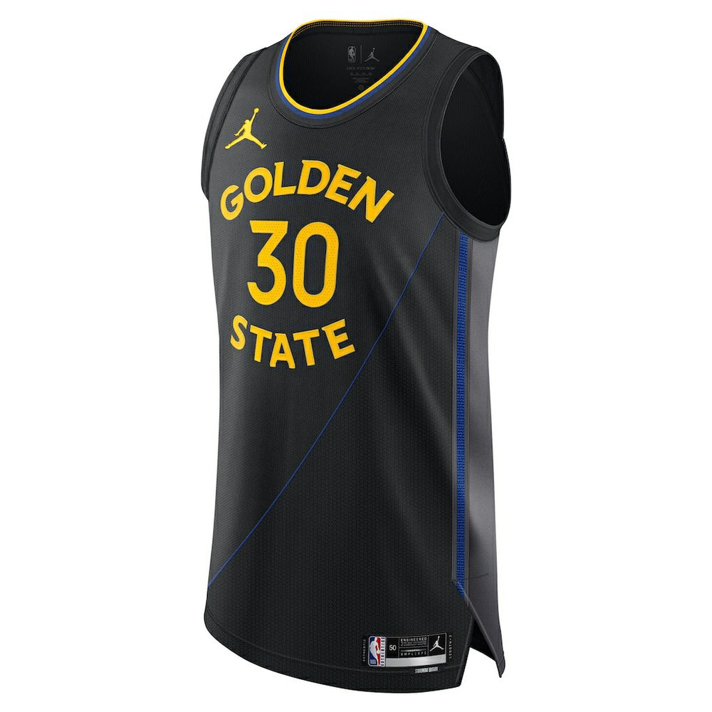 Stephen Curry Golden State Warriors Jordan Brand 2024/25 Authentic Jersey Statement Editi- Black - NBA