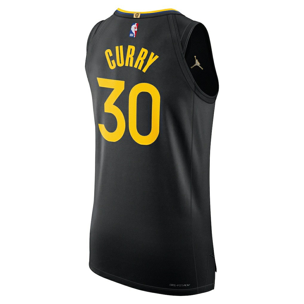 Stephen Curry Golden State Warriors Jordan Brand 2024/25 Authentic Jersey Statement Editi- Black - NBA