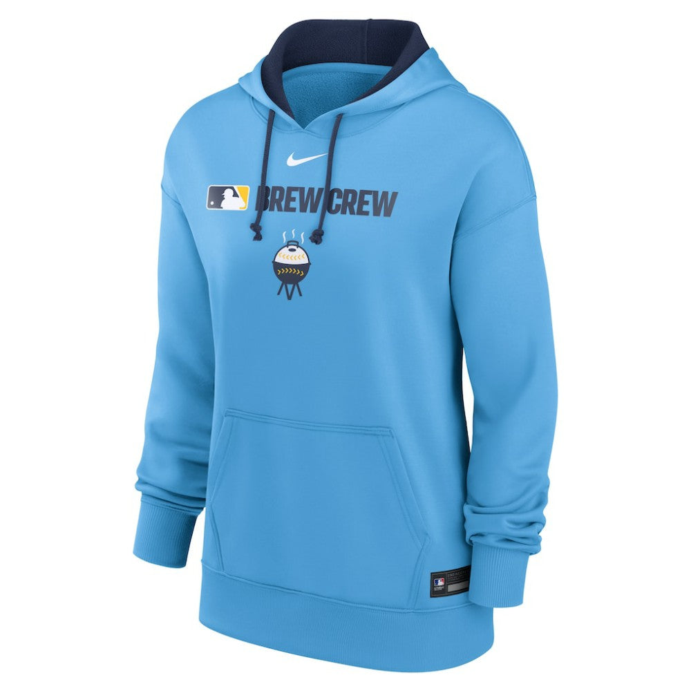 Milwaukee Brewers Nike Women's City Connect Authentic Collection Therma-FIT Hoodie - MLB