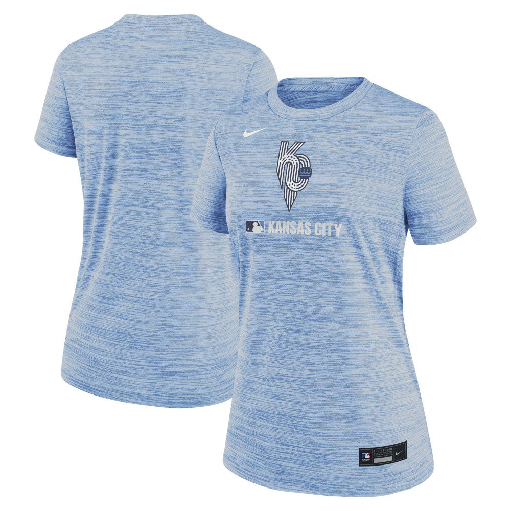 Kansas City Royals Nike Women's Authentic Collection City Connect Velocity Dri-FIT T-Shirt - MLB