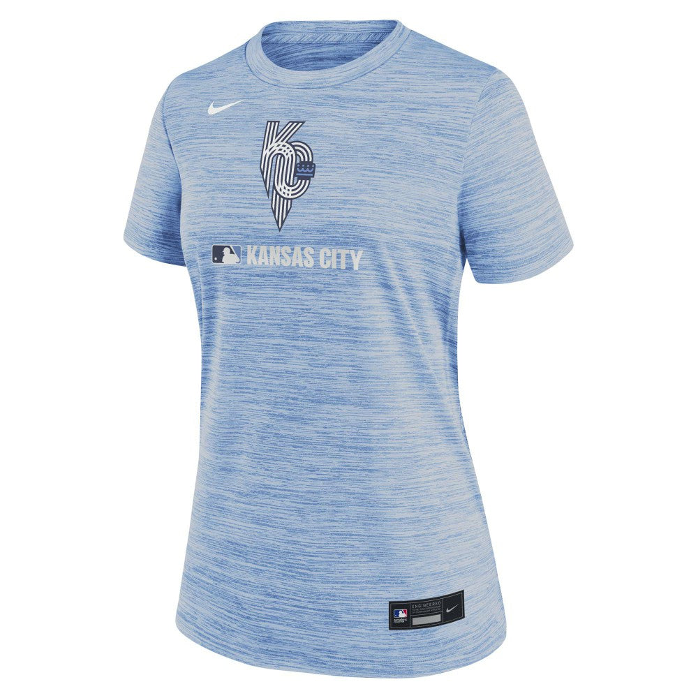 Kansas City Royals Nike Women's Authentic Collection City Connect Velocity Dri-FIT T-Shirt - MLB