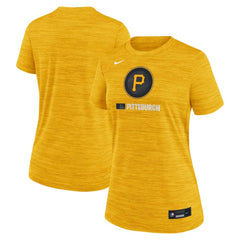 Pittsburgh Pirates Nike Women's Authentic Collection City Connect Velocity Dri-FIT T-Shirt - MLB