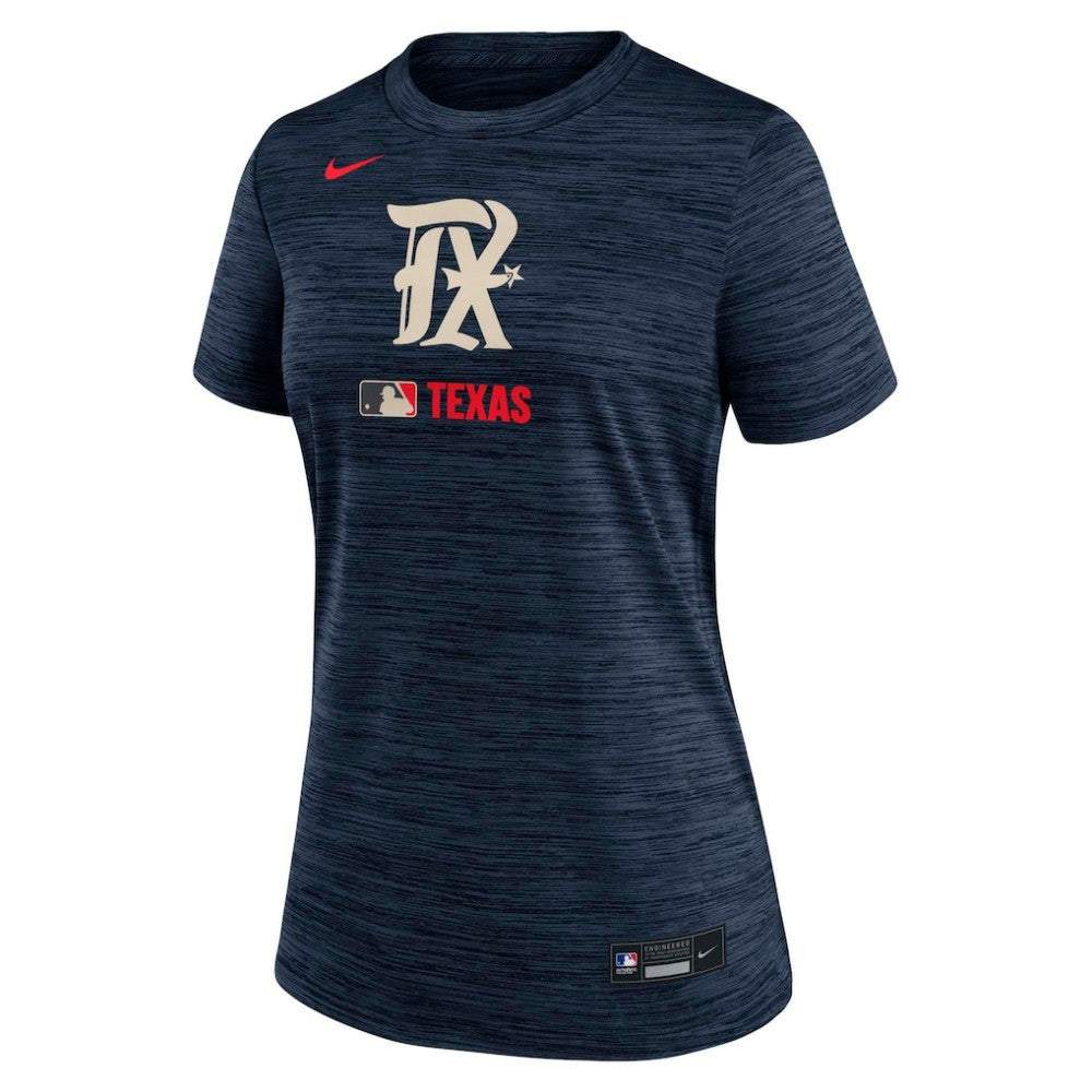 Texas Rangers Nike Women's Authentic Collection City Connect Velocity Dri-FIT T-Shirt - MLB