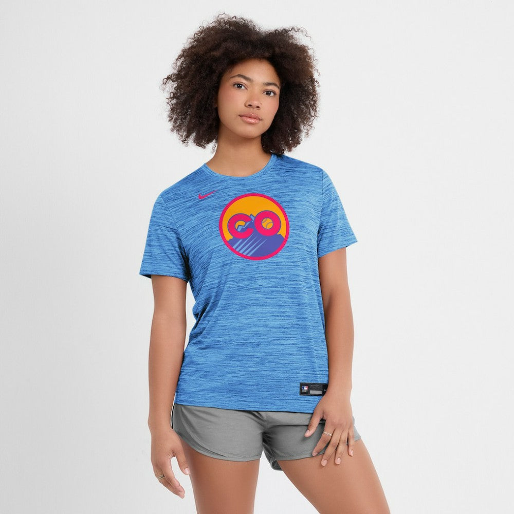 Colorado Rockies Nike Women's 2025 City Connect Authentic Collection Velocity Dri-FIT T-Shirt - MLB