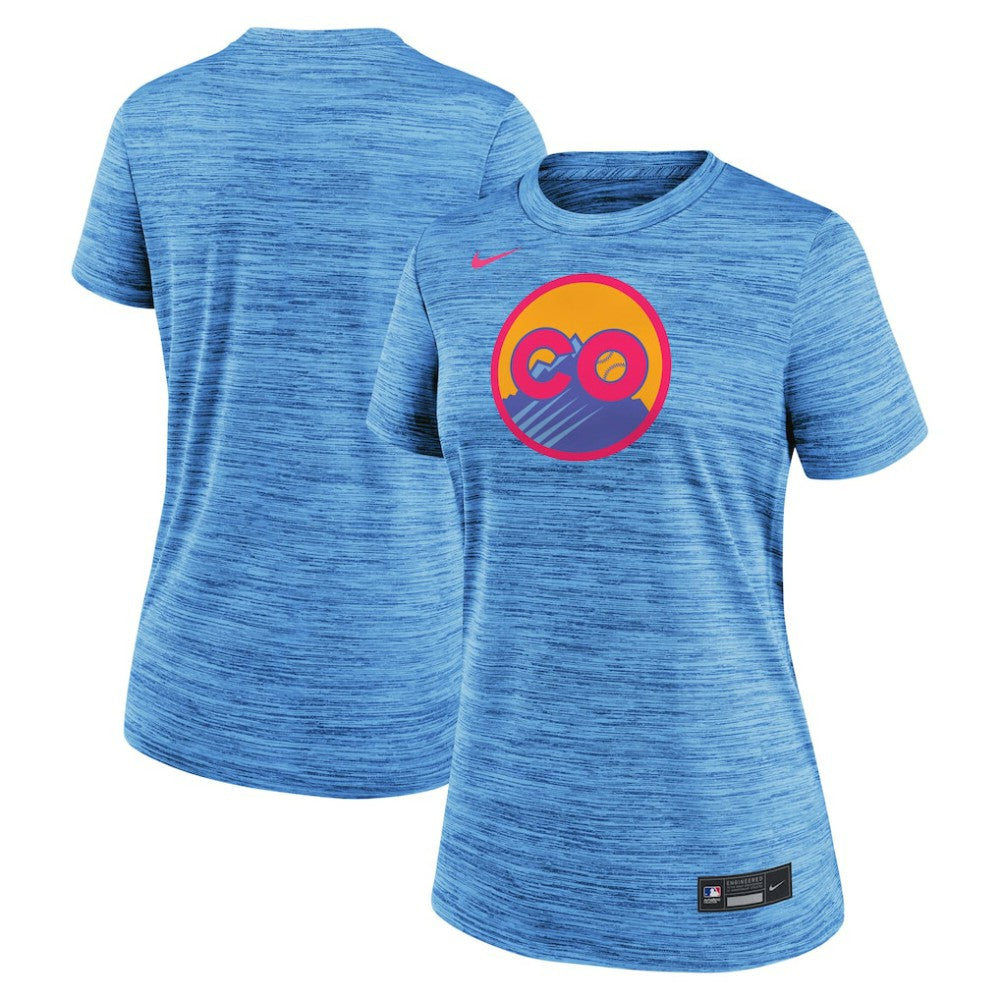 Colorado Rockies Nike Women's 2025 City Connect Authentic Collection Velocity Dri-FIT T-Shirt - MLB