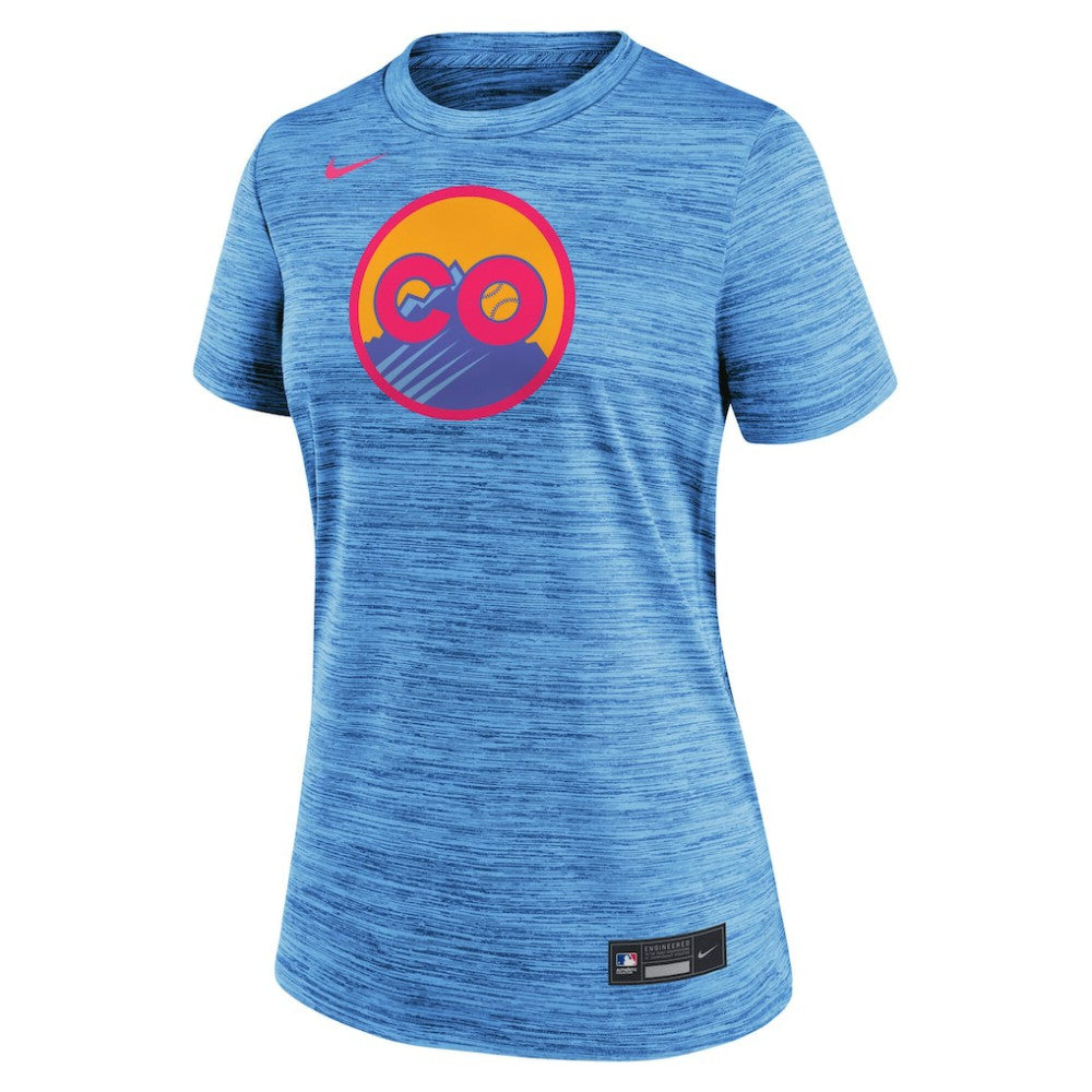 Colorado Rockies Nike Women's 2025 City Connect Authentic Collection Velocity Dri-FIT T-Shirt - MLB