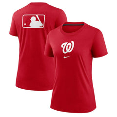 Washington Nationals Nike Women's Authentic Collection Early Work Tri-Blend T-Shirt - MLB