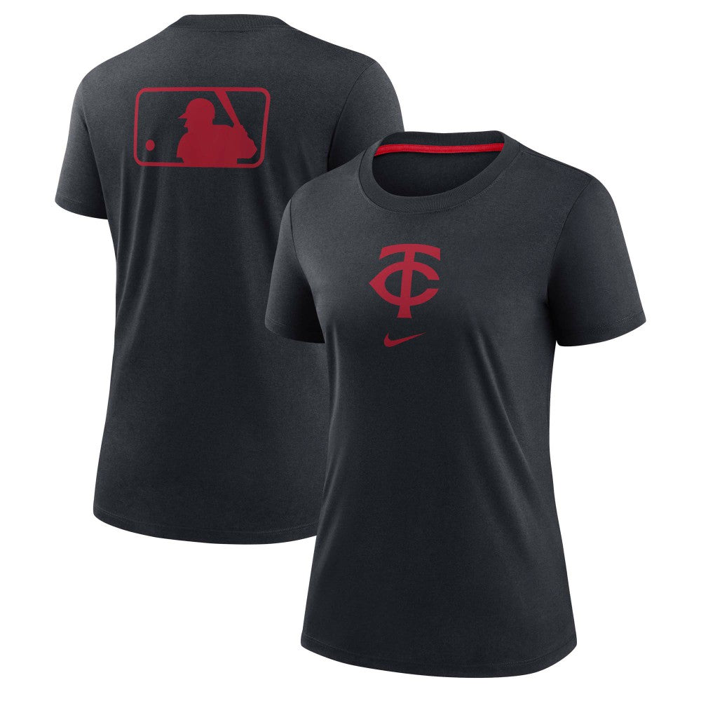 Minnesota Twins Nike Women's Authentic Collection Early Work Tri-Blend T-Shirt - MLB