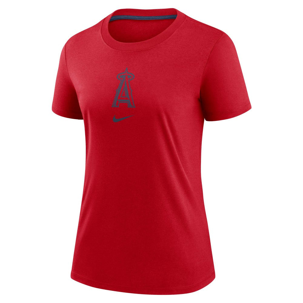 Los Angeles Angels Nike Women's Authentic Collection Early Work Tri-Blend T-Shirt - MLB
