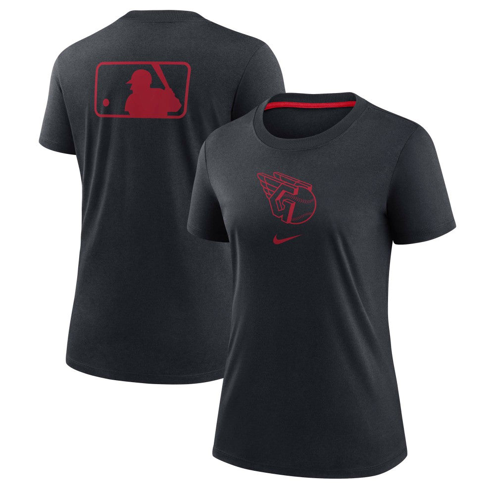 Cleveland Guardians Nike Women's Authentic Collection Early Work Tri-Blend T-Shirt - MLB