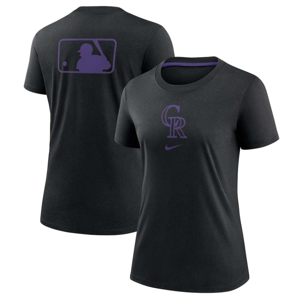 Colorado Rockies Nike Women's Authentic Collection Early Work Tri-Blend T-Shirt - MLB