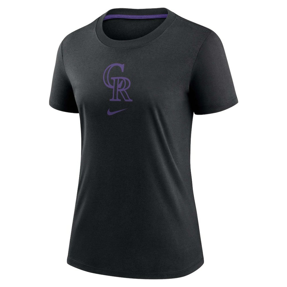 Colorado Rockies Nike Women's Authentic Collection Early Work Tri-Blend T-Shirt - MLB