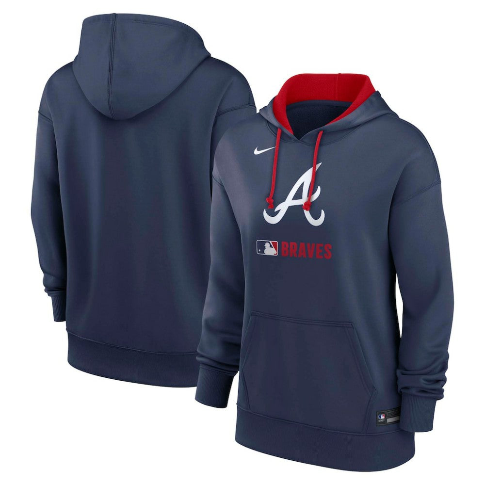 Atlanta Braves Nike Women's Authentic Collection Therma-FIT Hoodie - MLB
