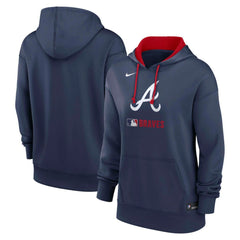 Atlanta Braves Nike Women's Authentic Collection Therma-FIT Hoodie - MLB