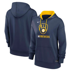 Milwaukee Brewers Nike Women's Authentic Collection Therma-FIT Hoodie - MLB