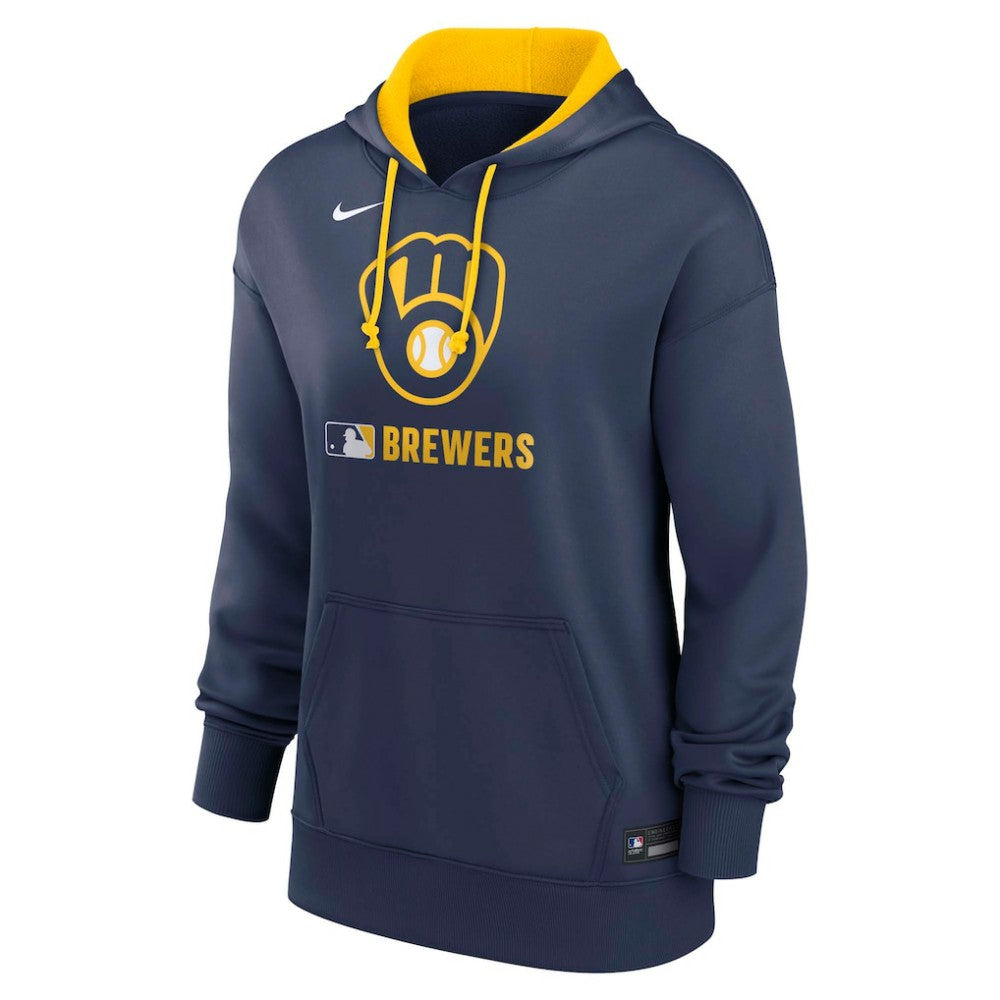 Milwaukee Brewers Nike Women's Authentic Collection Therma-FIT Hoodie - MLB