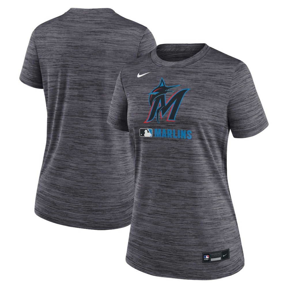 Miami Marlins Nike Women's Authentic Collection Velocity Dri-FIT T-Shirt - MLB