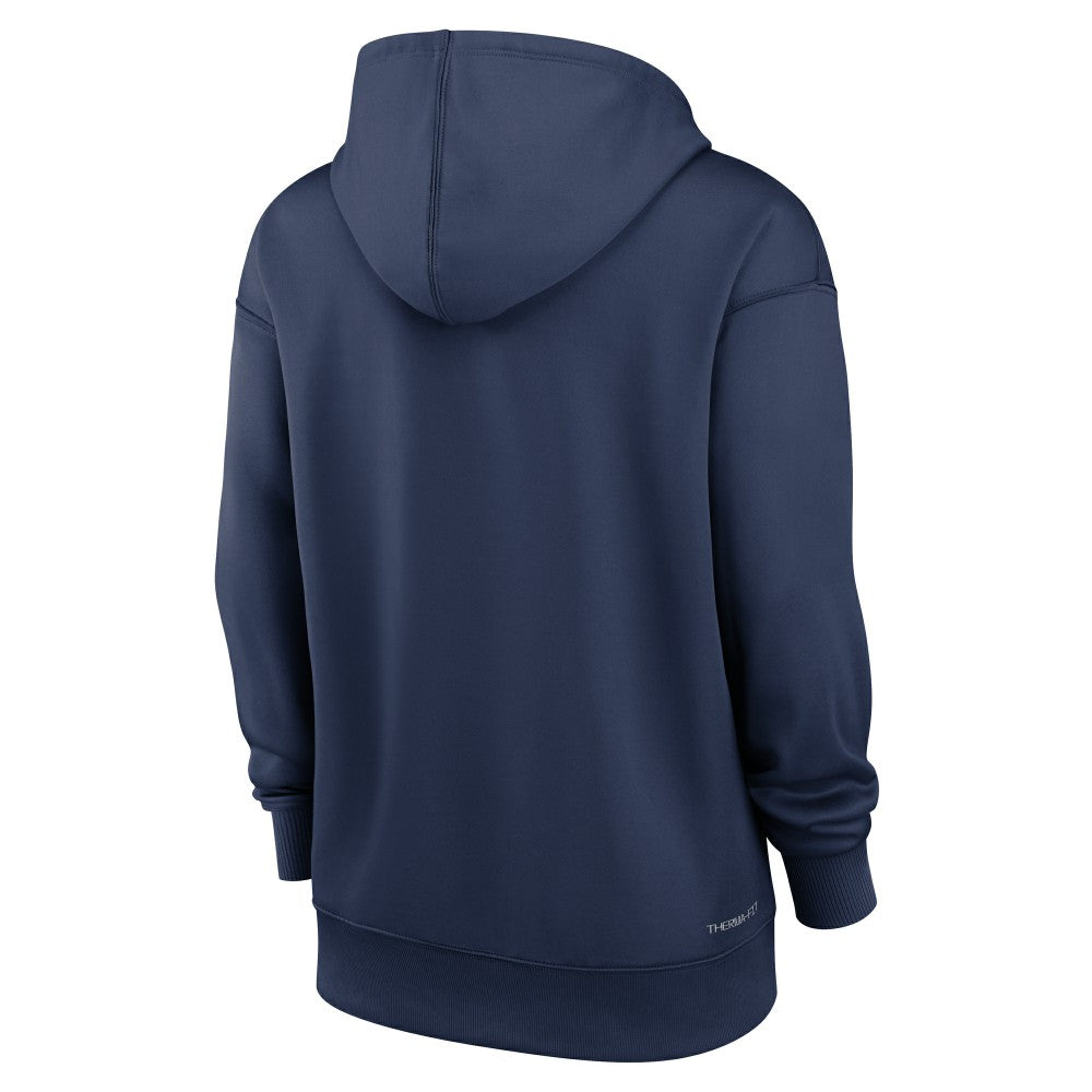 Los Angeles Angels Nike Women's Authentic Collection Lockup Alternate Logo Therma Hoodie - MLB
