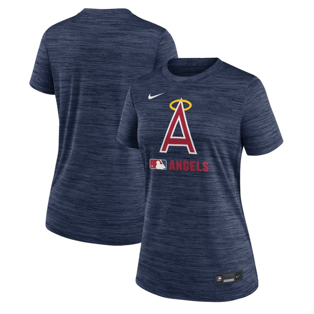 Los Angeles Angels Nike Women's Authentic Collection Alternate Logo Velocity Dri-FIT  T-Shirt - MLB