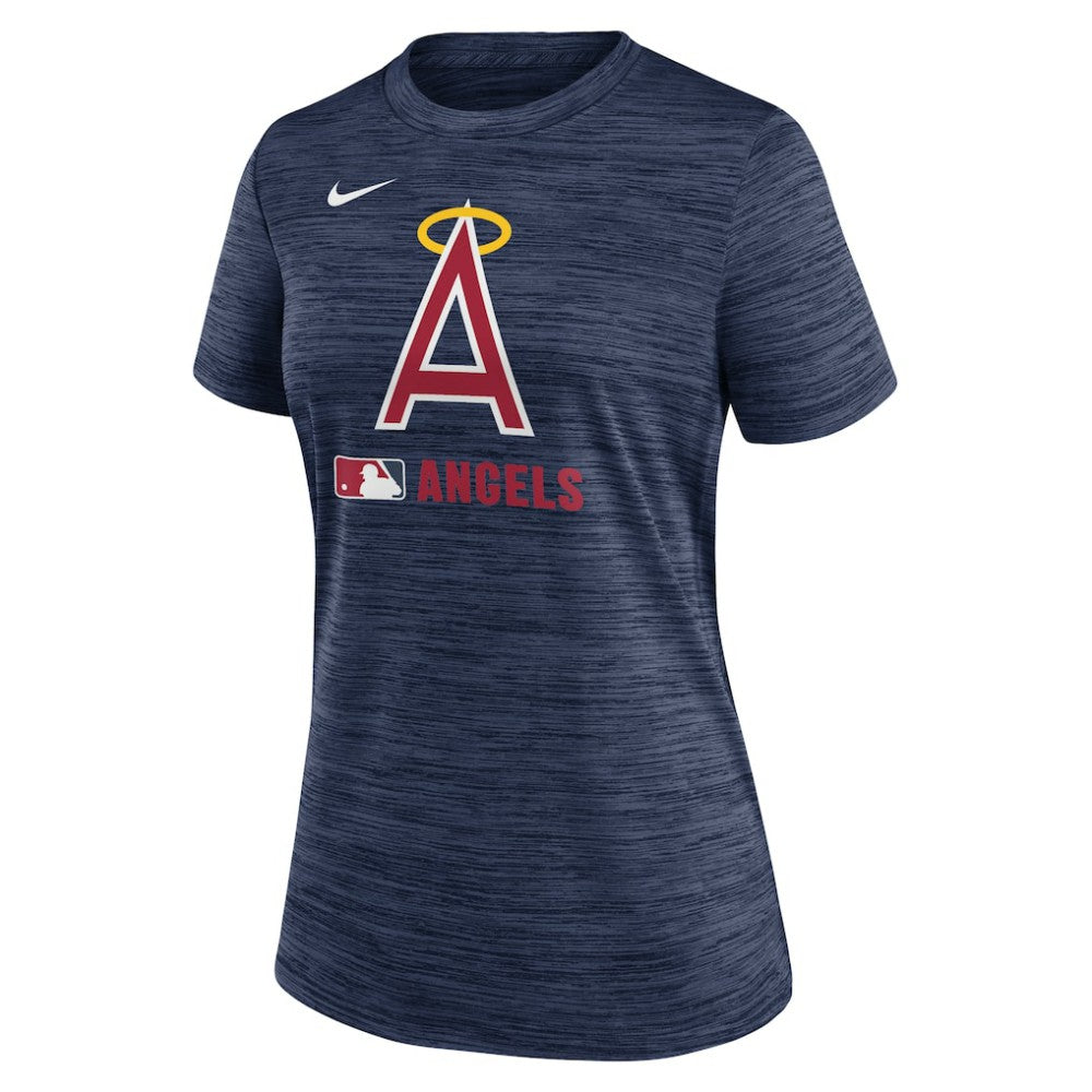 Los Angeles Angels Nike Women's Authentic Collection Alternate Logo Velocity Dri-FIT  T-Shirt - MLB
