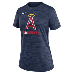 Los Angeles Angels Nike Women's Authentic Collection Alternate Logo Velocity Dri-FIT  T-Shirt - MLB