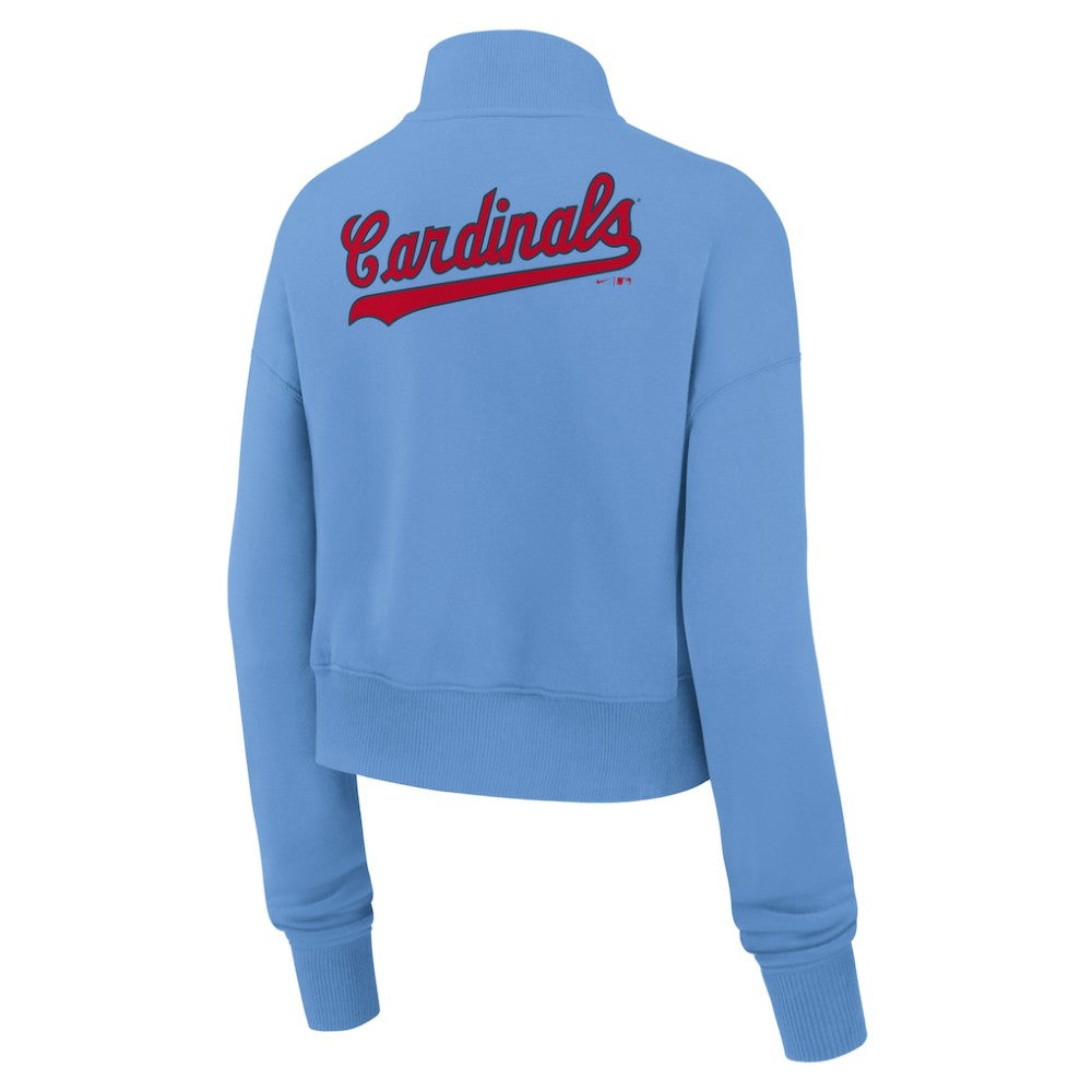 St. Louis Cardinals Nike Women's Cooperstown Collection Phoenix Fleece Half-Zip Sweatshirt - MLB