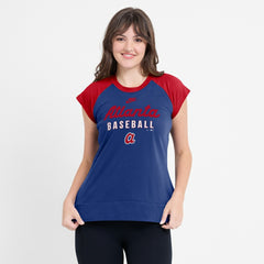 Atlanta Braves Nike Women's Cooperstown Collection Raglan Dri-FIT T-Shirt - MLB