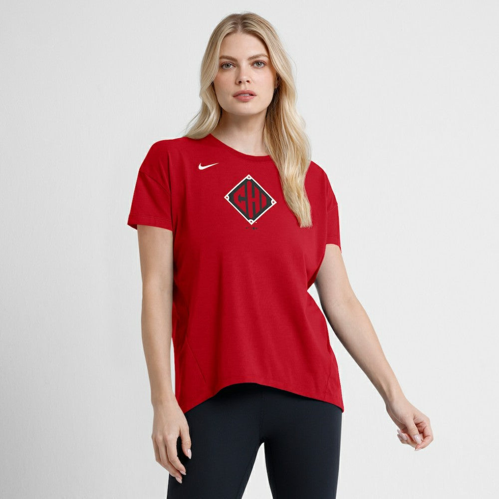 Chicago White Sox Nike Women's 2025 City Connect Flowy Fashion Tri-Blend Dri-FIT T-Shirt - MLB