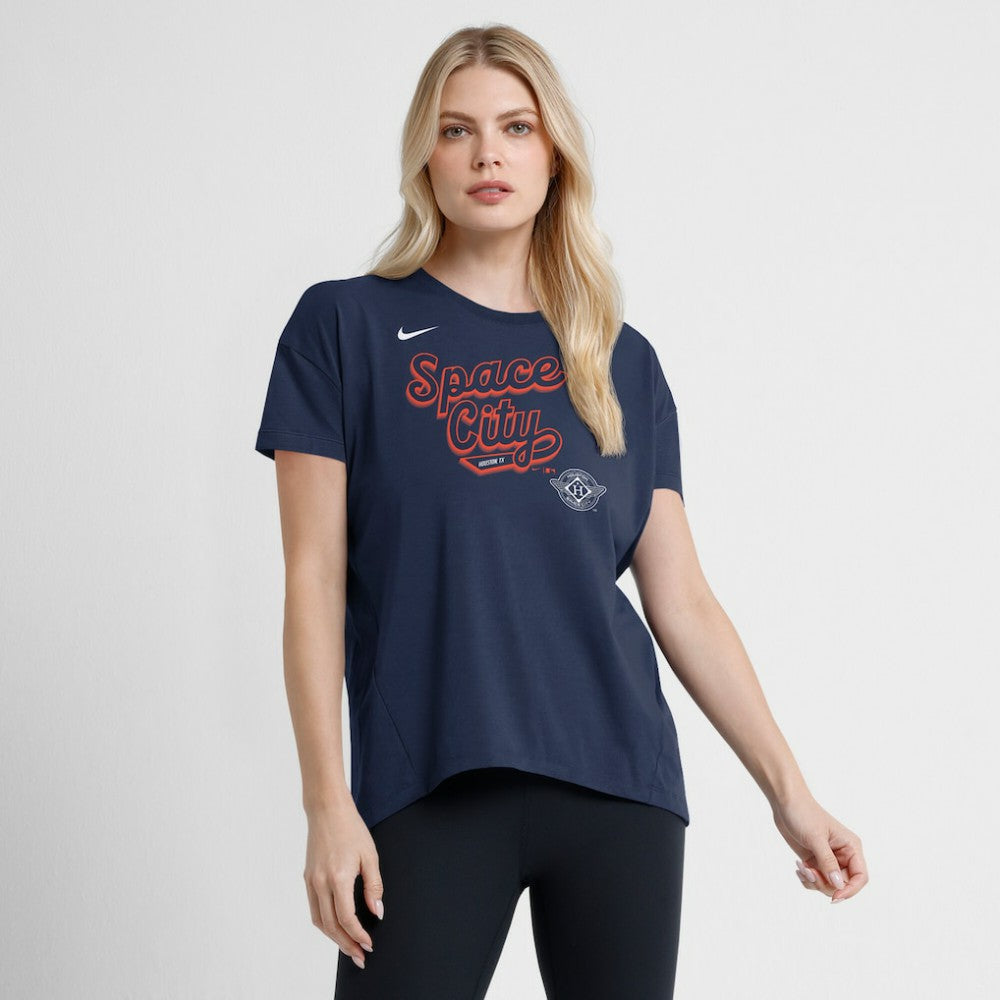 Houston Astros Nike Women's 2025 City Connect Flowy Fashion Tri-Blend Dri-FIT T-Shirt - MLB