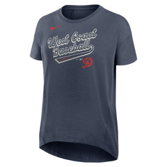 Los Angeles Dodgers Nike Women's 2025 City Connect Flowy Fashion Tri-Blend Dri-FIT T-Shirt - MLB