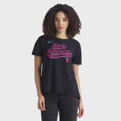 Miami Marlins Nike Women's 2025 City Connect Flowy Fashion Tri-Blend Dri-FIT T-Shirt - MLB