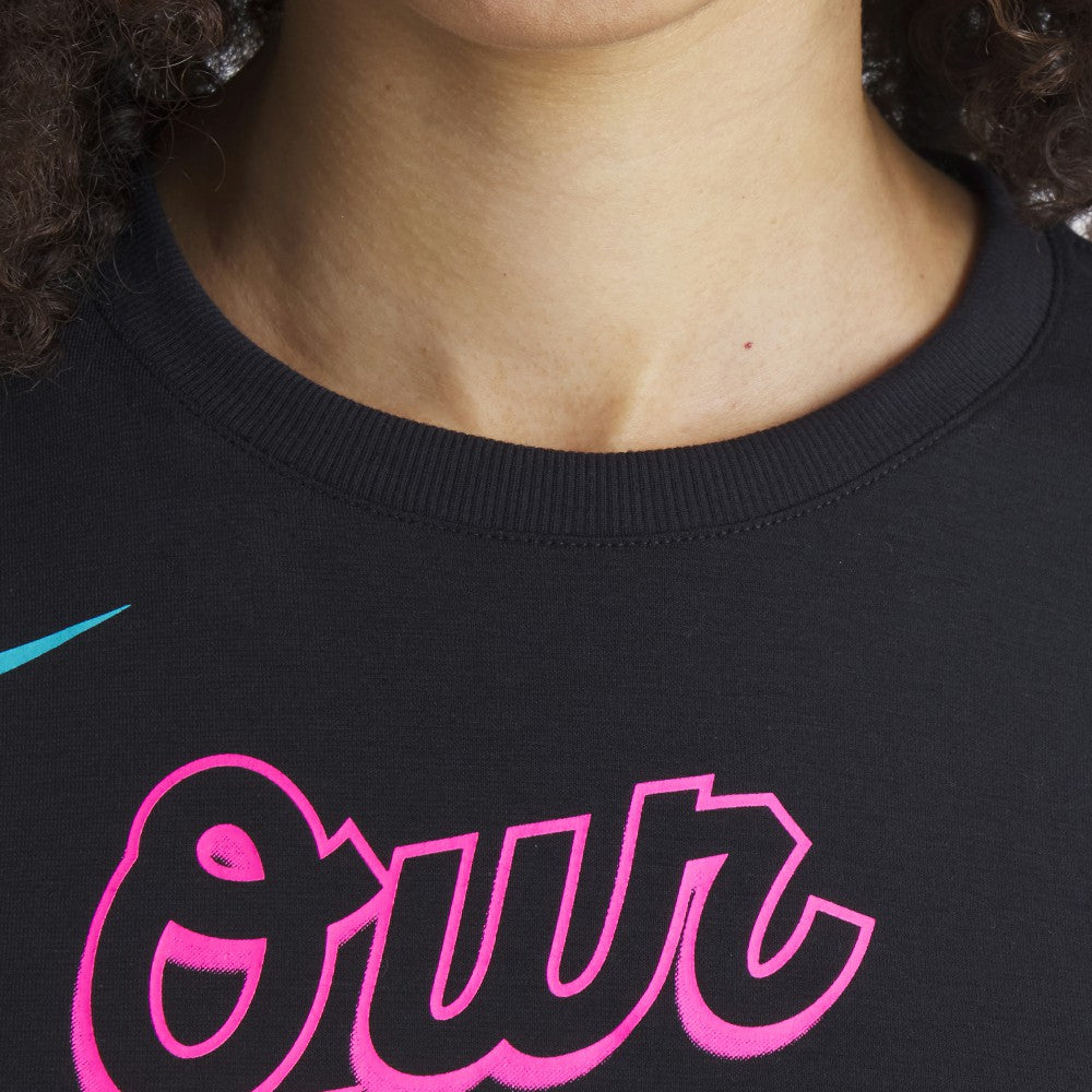 Miami Marlins Nike Women's 2025 City Connect Flowy Fashion Tri-Blend Dri-FIT T-Shirt - MLB
