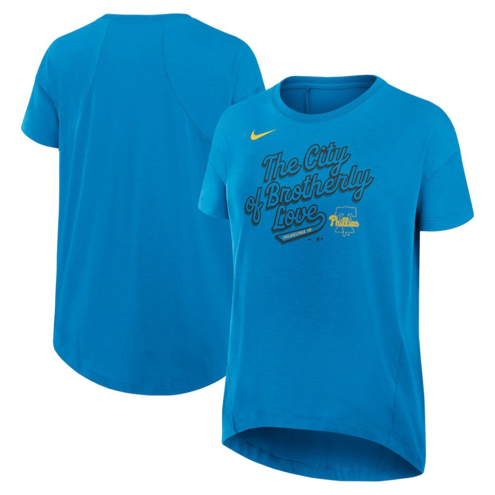 Philadelphia Phillies Nike Women's 2025 City Connect Flowy Fashion Tri-Blend Dri-FIT T-Shirt - MLB