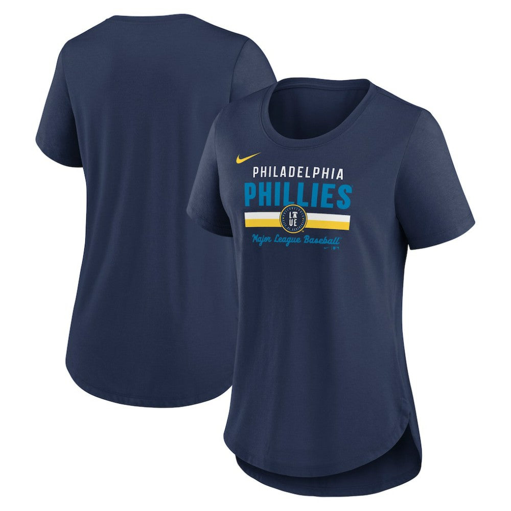 Philadelphia Phillies Nike Women's City Connect Lockup Tri-Blend T-Shirt - MLB