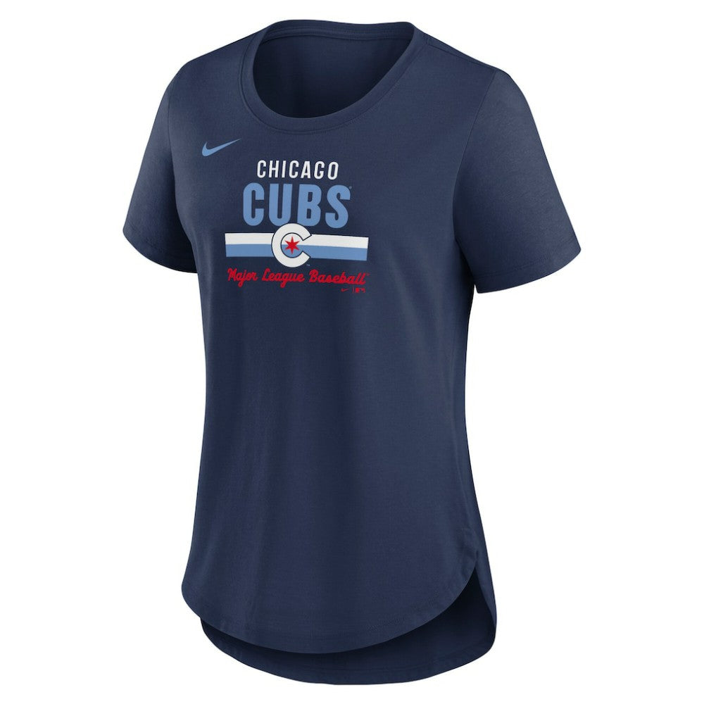 Chicago Cubs Nike Women's City Connect Lockup Tri-Blend T-Shirt - MLB