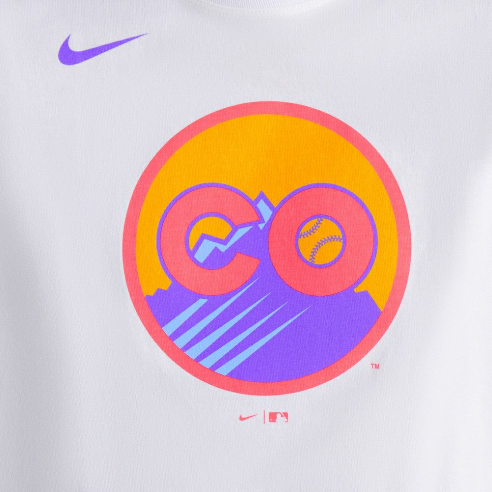 Colorado Rockies Nike Women's 2025 City Connect Logo Boxy T-Shirt - MLB