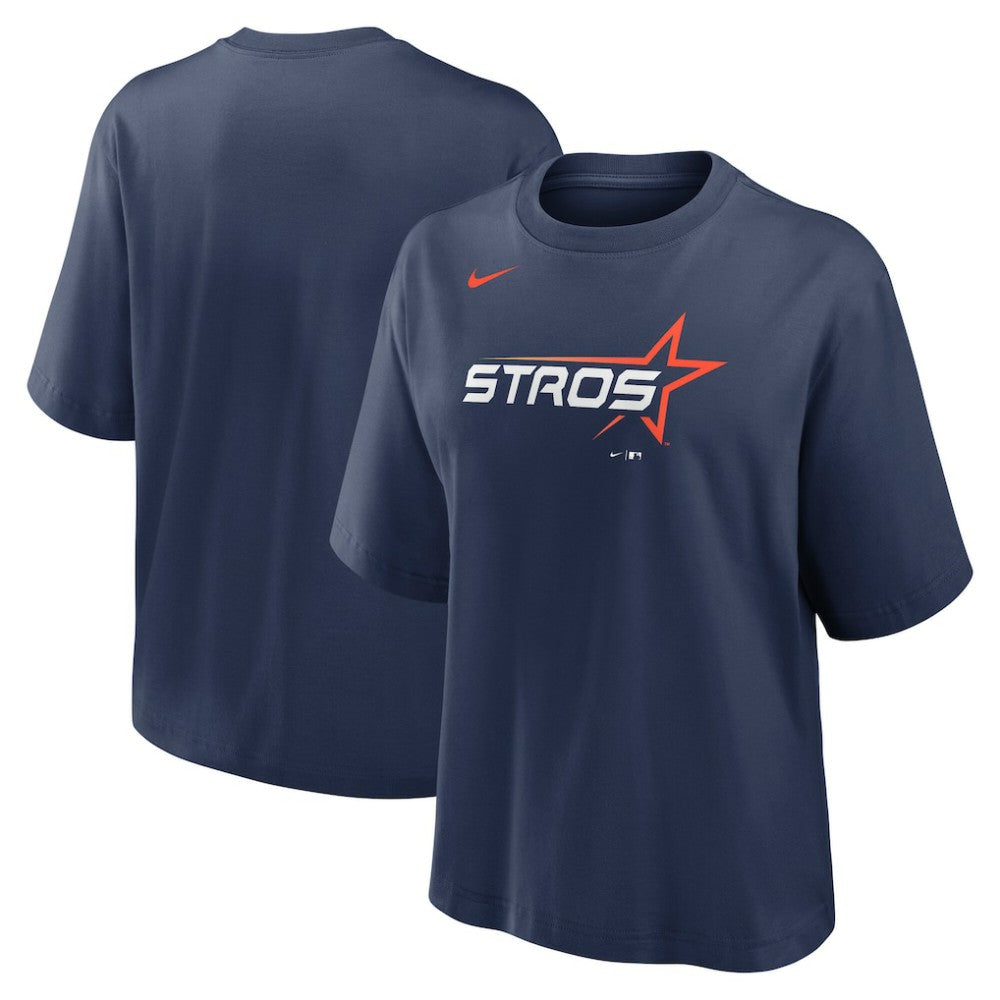 Houston Astros Nike Women's 2025 City Connect Logo Boxy T-Shirt - MLB
