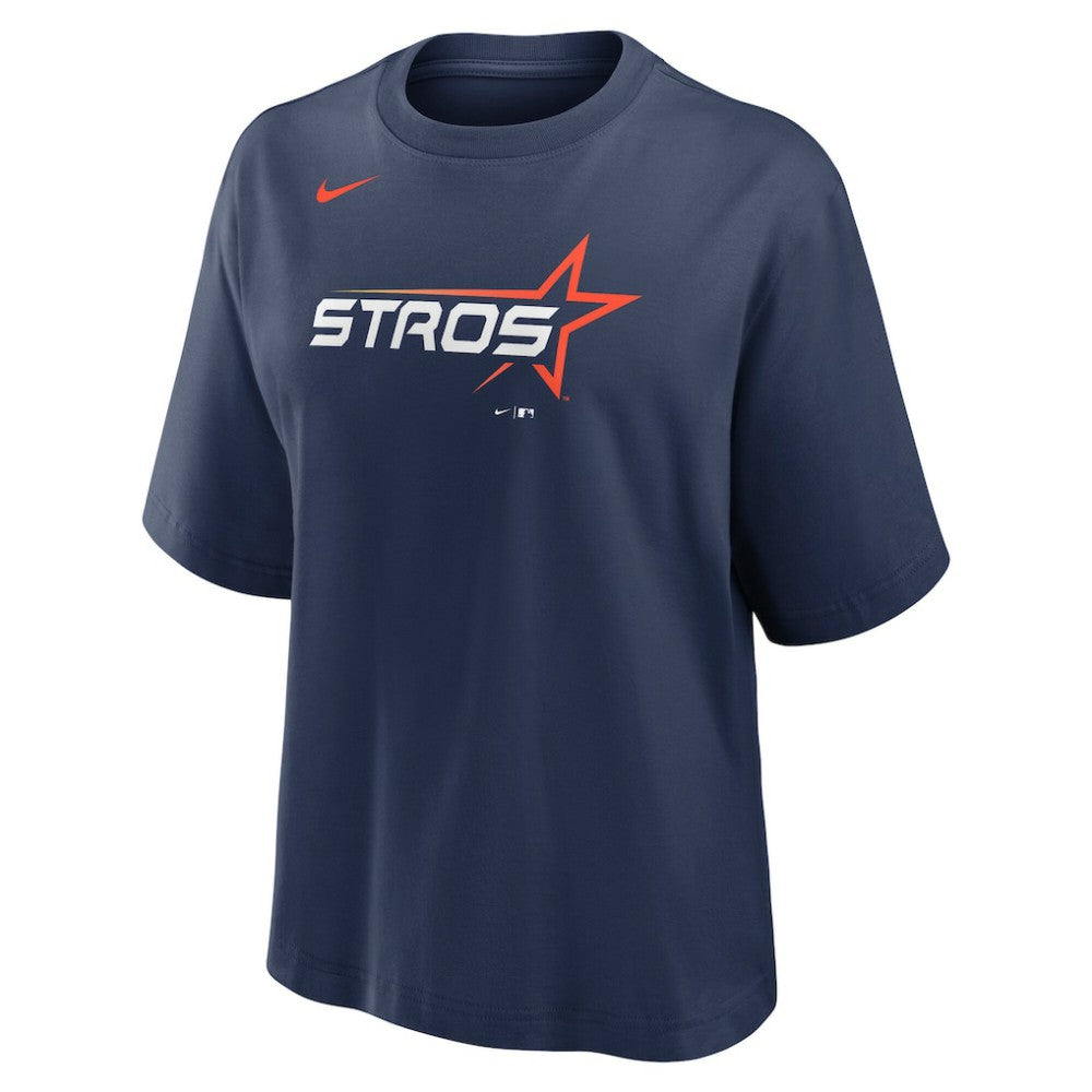 Houston Astros Nike Women's 2025 City Connect Logo Boxy T-Shirt - MLB