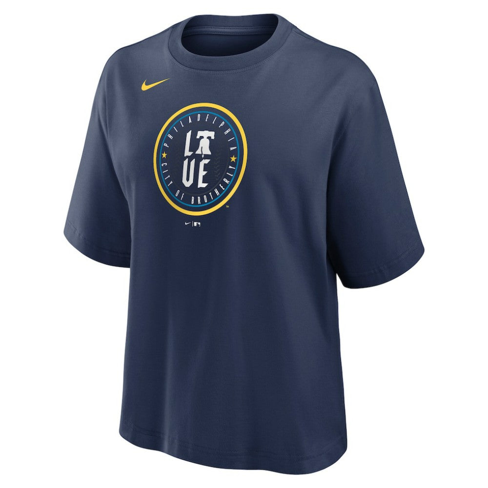 Philadelphia Phillies Nike Women's City Connect Logo Boxy T-Shirt - MLB