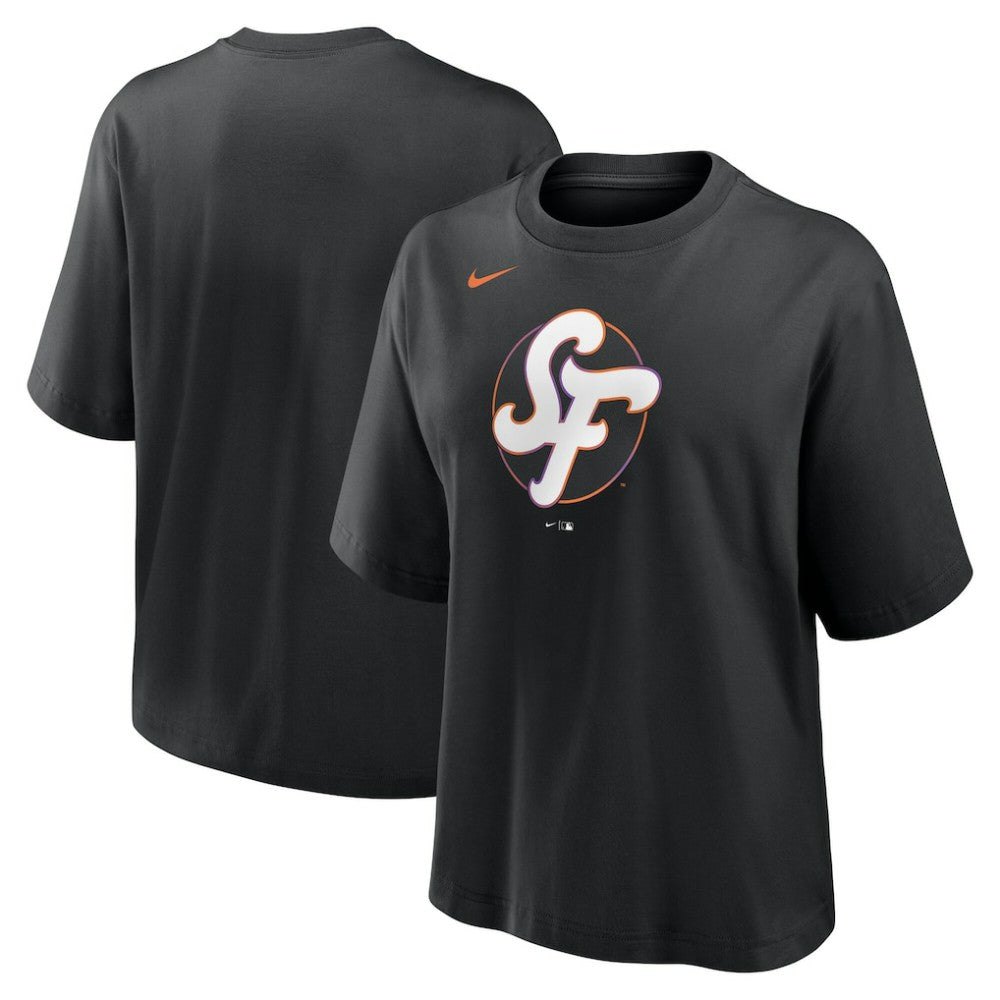 San Francisco Giants Nike Women's 2025 City Connect Logo Boxy T-Shirt - MLB