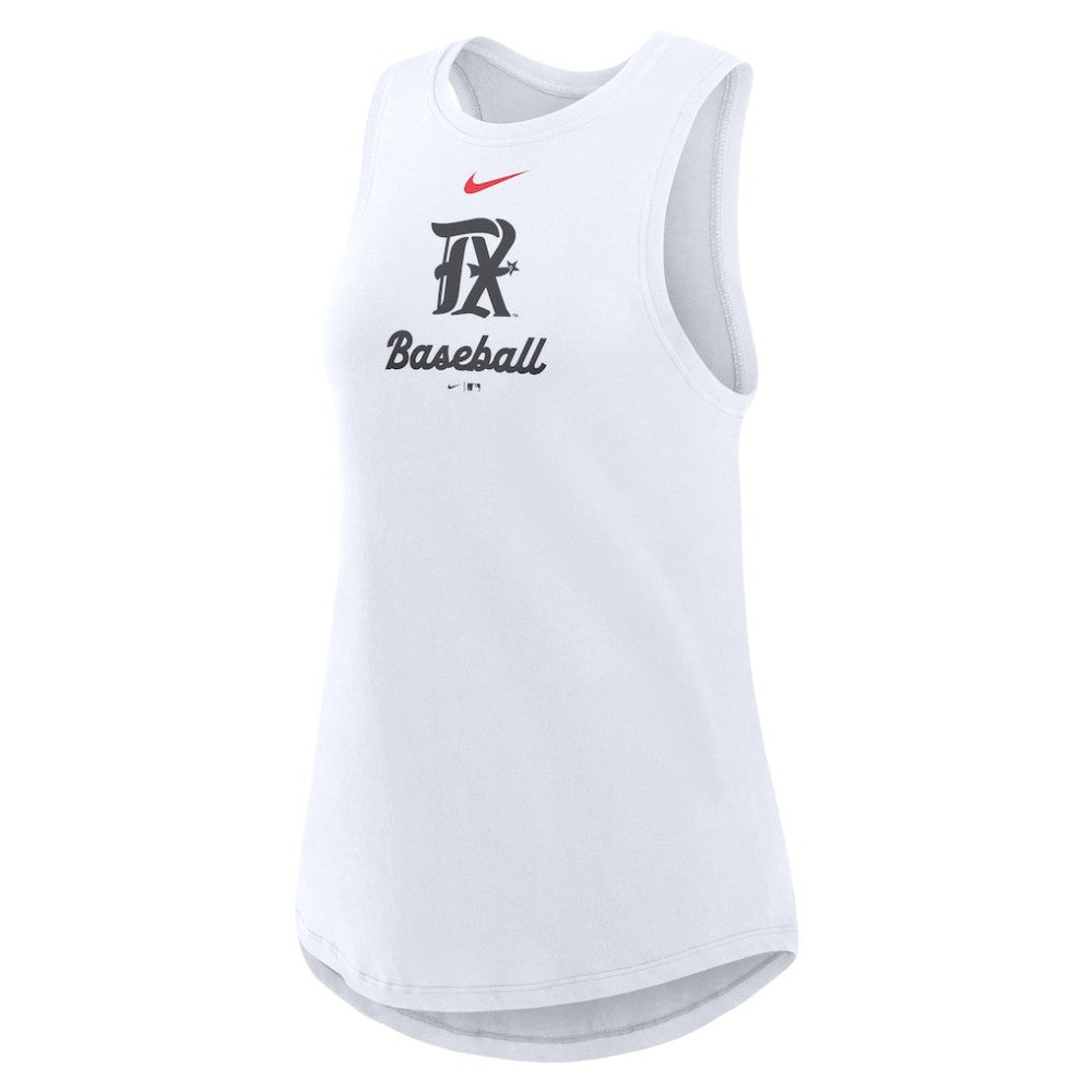 Texas Rangers Nike Women's City Connect Tricode High Neck Dri-FIT Tank Top - MLB