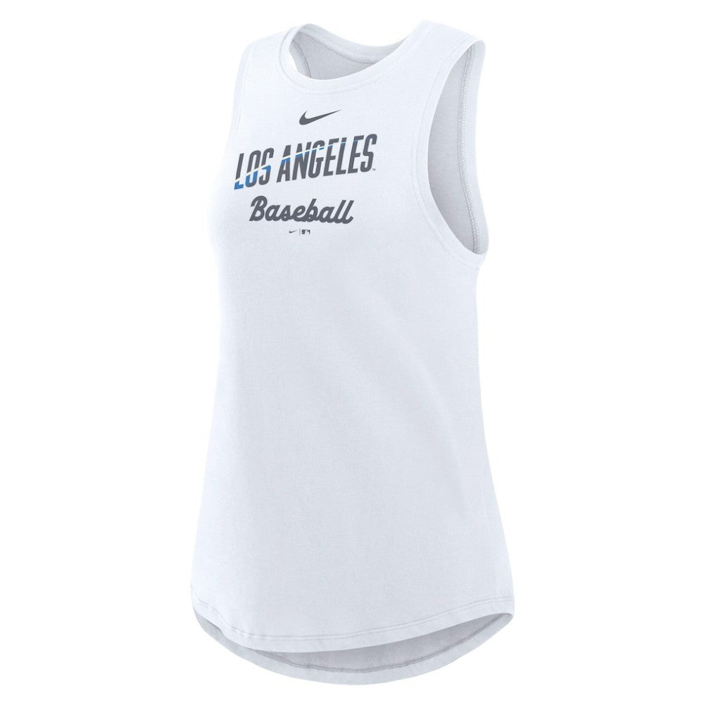 Los Angeles Dodgers Nike Women's City Connect Tricode High Neck Dri-FIT Tank Top - MLB