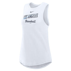 Los Angeles Dodgers Nike Women's City Connect Tricode High Neck Dri-FIT Tank Top - MLB
