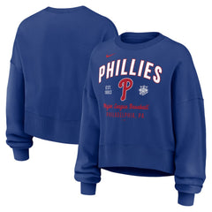 Philadelphia Phillies Nike Women's Oversized High Hip Pullover Sweatshirt - MLB