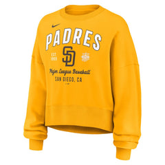 San Diego Padres Nike Women's Oversized High Hip Pullover Sweatshirt - MLB