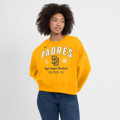 San Diego Padres Nike Women's Oversized High Hip Pullover Sweatshirt - MLB